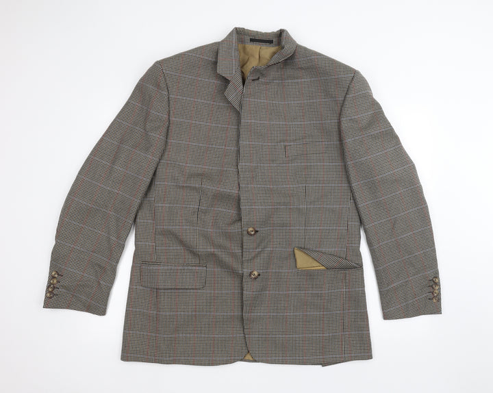 Preworn Mens Brown   Jacket Suit Jacket Size 42