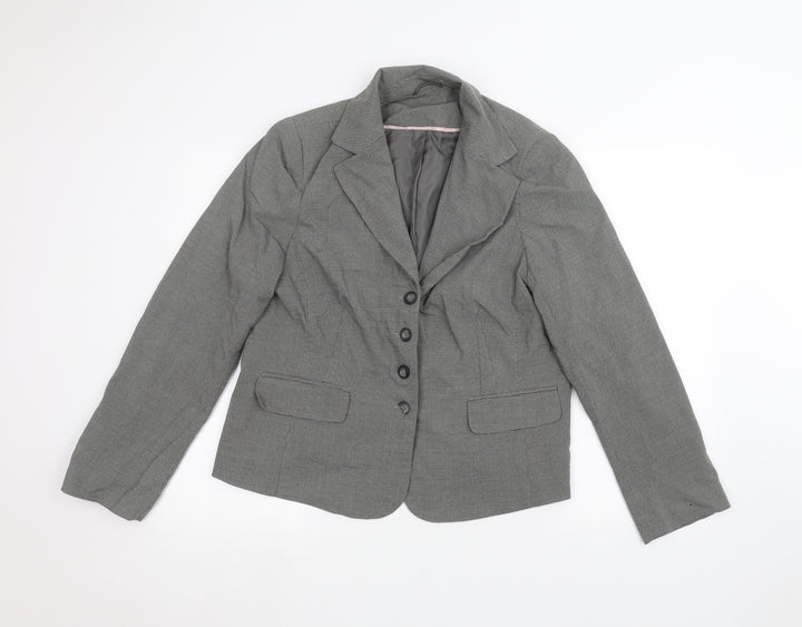 EVIE Womens Grey Jacket Size 18