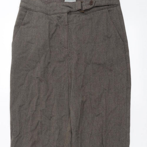 Per Una Womens Brown   Trousers  Size 14 L25 in