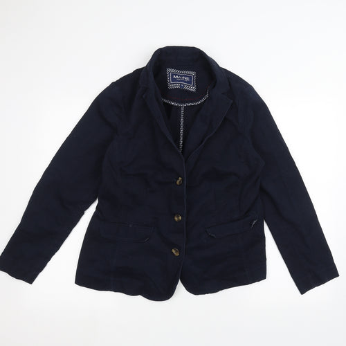 Maine New England Womens Blue   Jacket  Size 16
