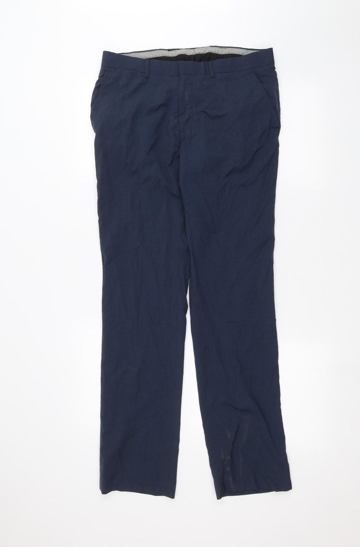 Steel & Jelly Womens Blue Trousers Size 32 in L29 in