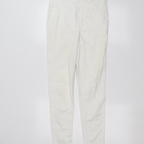 Marks and Spencer Womens White   Skinny Jeans Size 10 L28 in