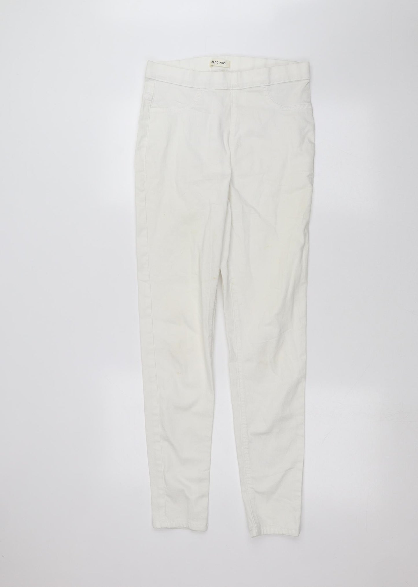 Marks and Spencer Womens White   Skinny Jeans Size 10 L28 in