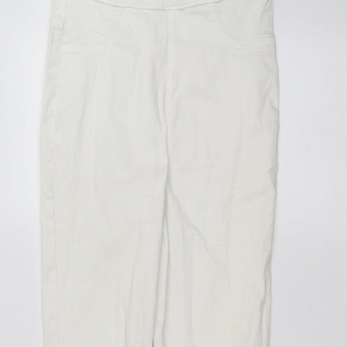 Marks and Spencer Womens White   Skinny Jeans Size 10 L28 in
