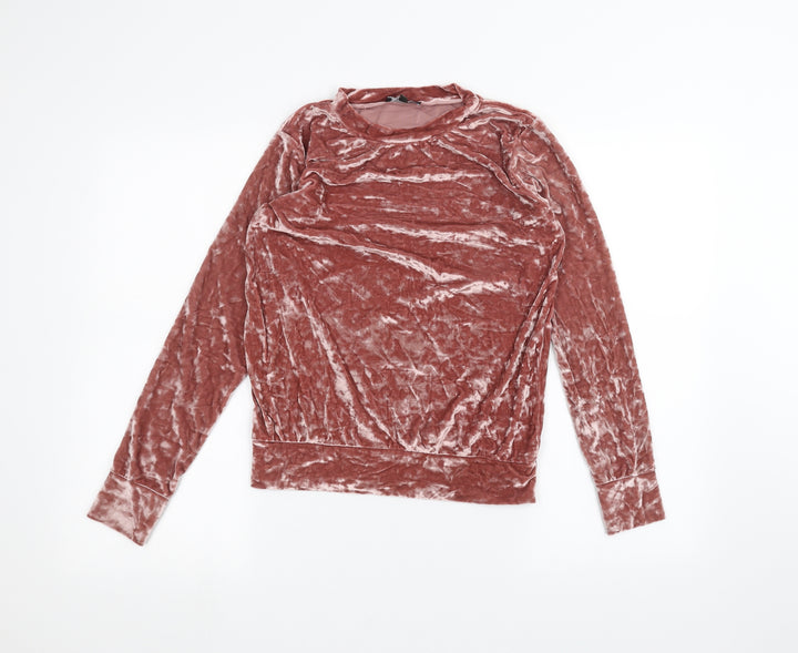 New Look Womens Pink Pullover Jumper Size 12