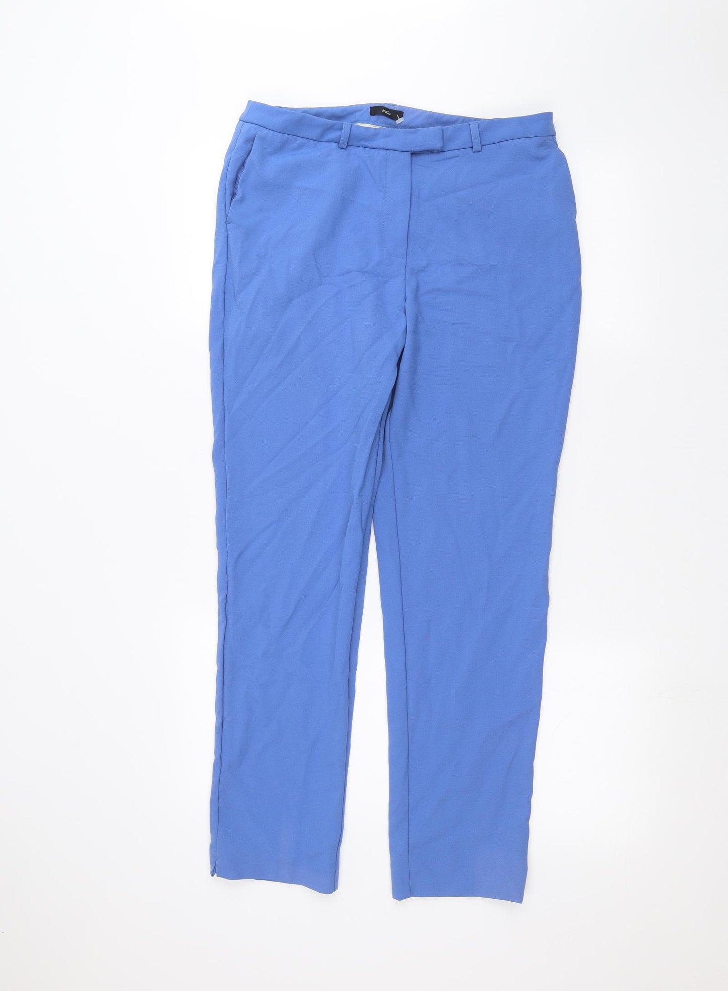 M&Co Womens Blue   Trousers  Size 12 L26 in