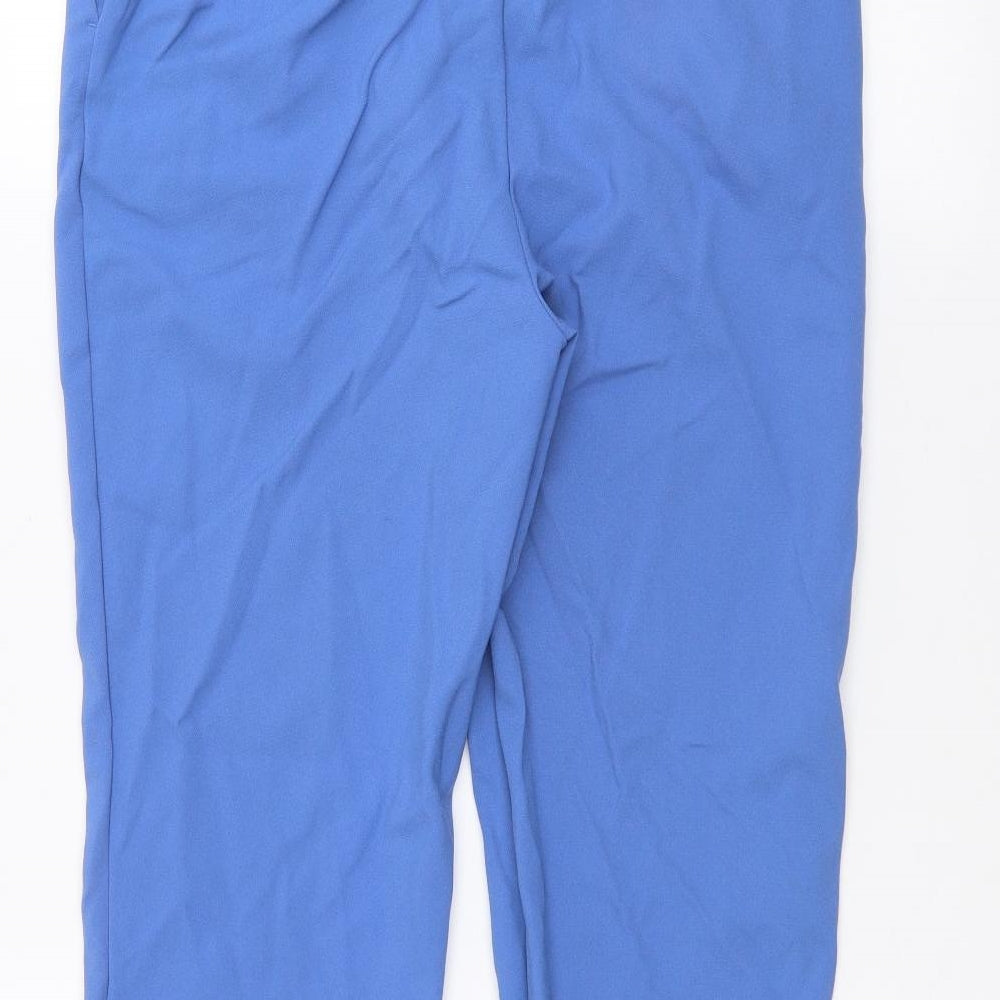 M&Co Womens Blue   Trousers  Size 12 L26 in