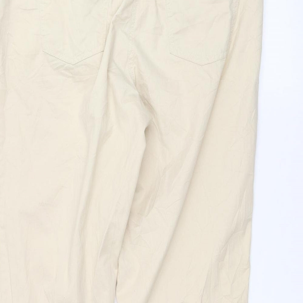 New Look Womens Beige   Trousers  Size 16 L28 in