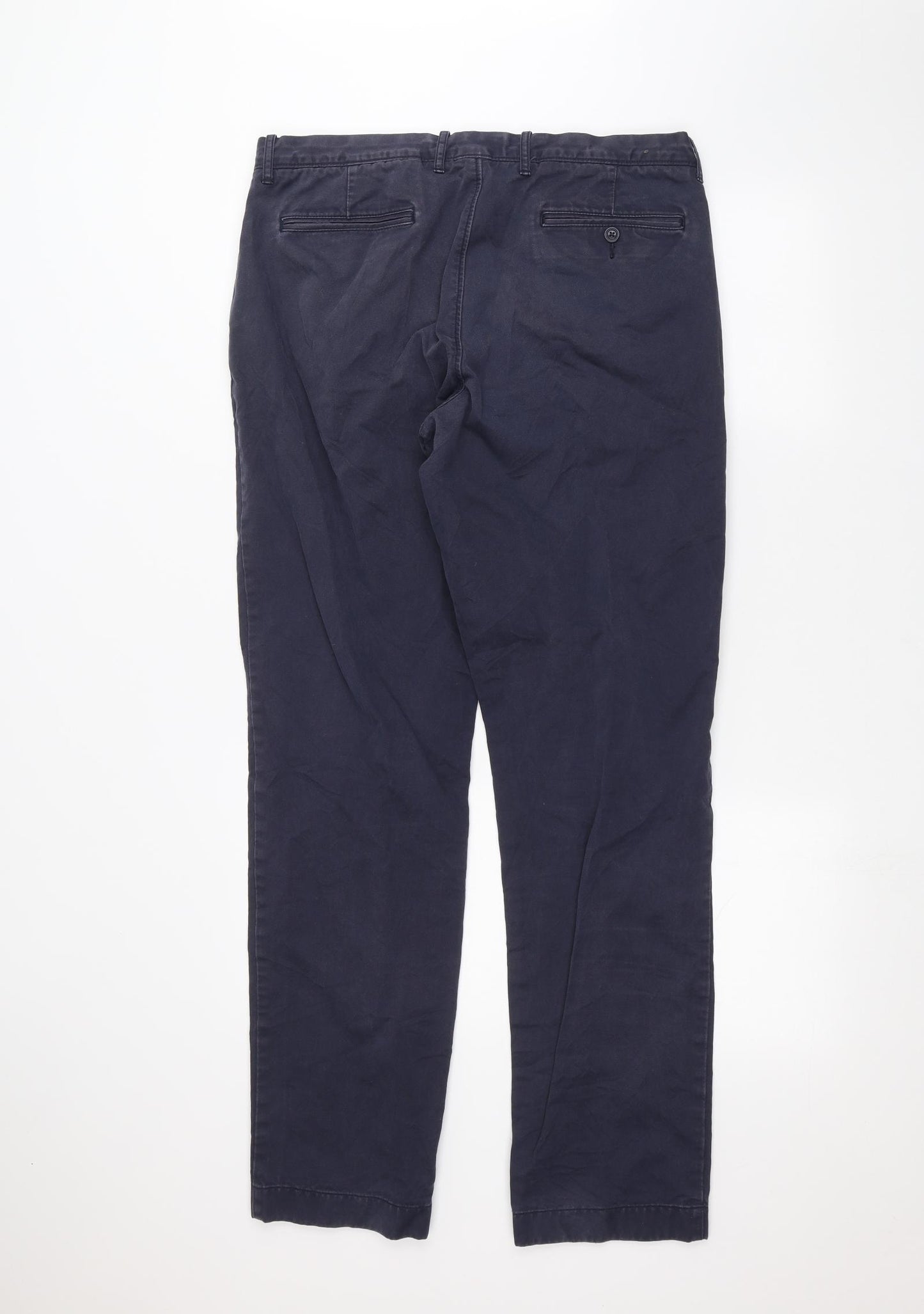J.CREW Mens Blue   Straight Jeans Size 34 in L34 in