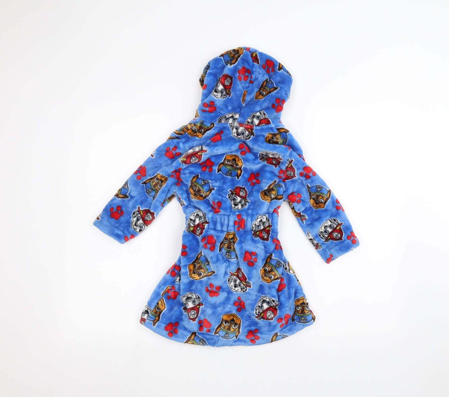 George Boys Blue Solid   Robe Size 2-3 Years  - PAW PATROL