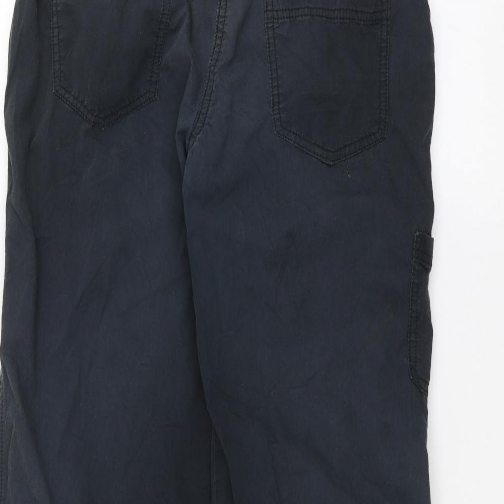 Marks and Spencer Womens Blue   Cargo Trousers Size M L28 in