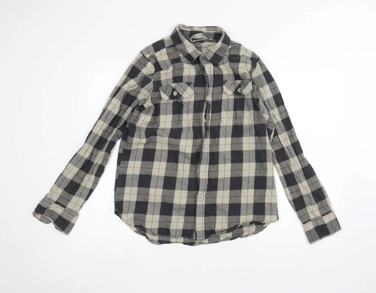 Mountain Warehouse Mens Brown    Dress Shirt Size M