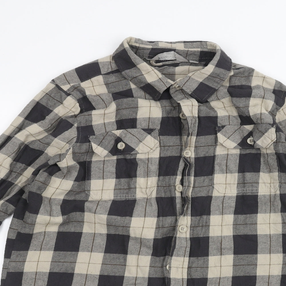 Mountain Warehouse Mens Brown    Dress Shirt Size M