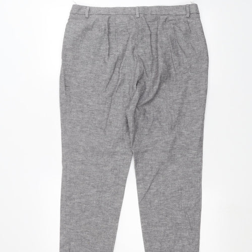 Marks and Spencer Womens Grey   Trousers  Size 16 L22 in
