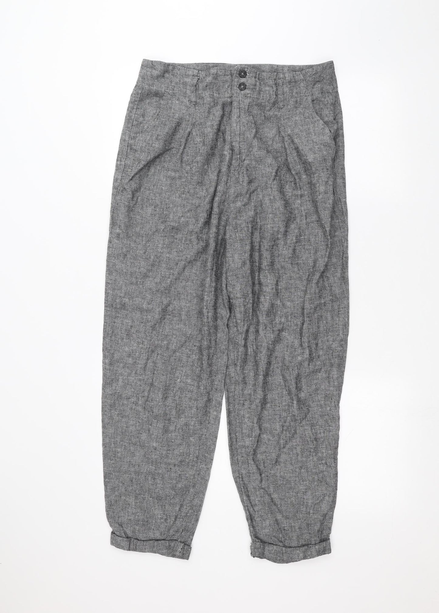 F&F Womens Grey   Trousers  Size 14 L25 in