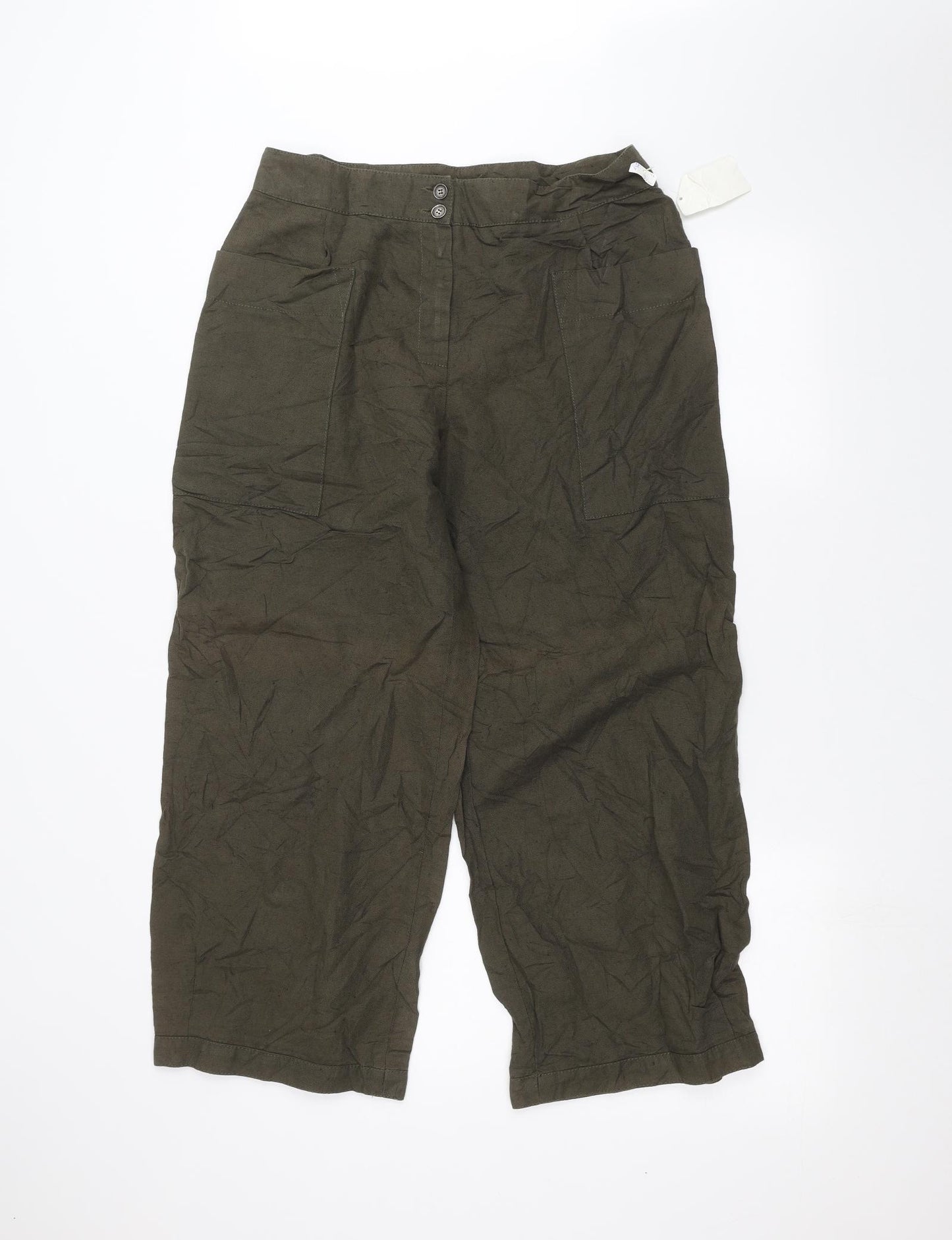 CRO Womens Green   Trousers  Size 32 in L23 in