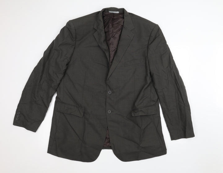 Jack reid Mens Green Jacket Suit Jacket Size 48