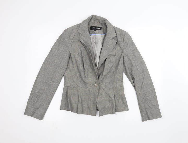 Warehouse Womens Grey Jacket Size 10