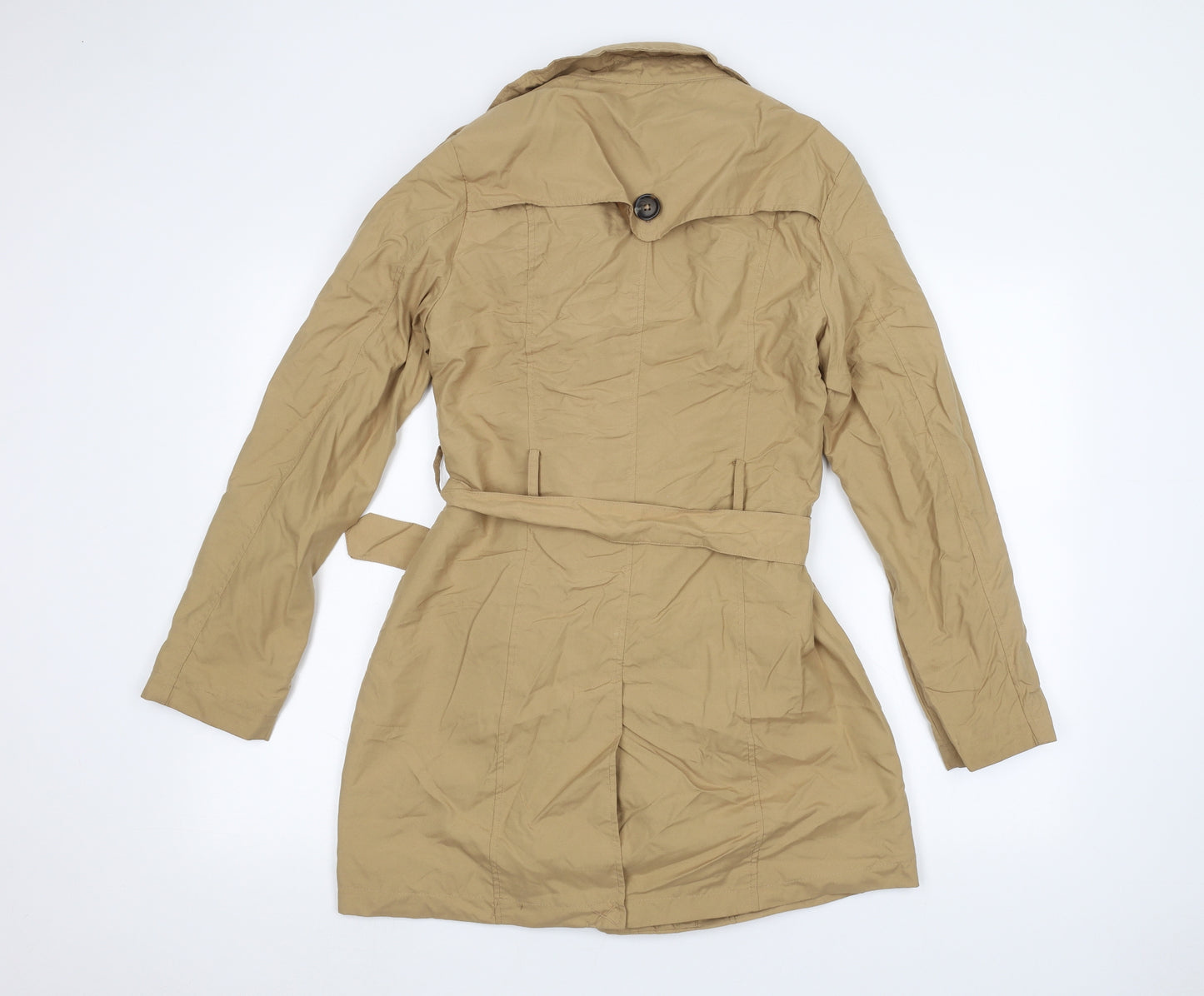 Primark Womens Beige   Overcoat Coat Size 10