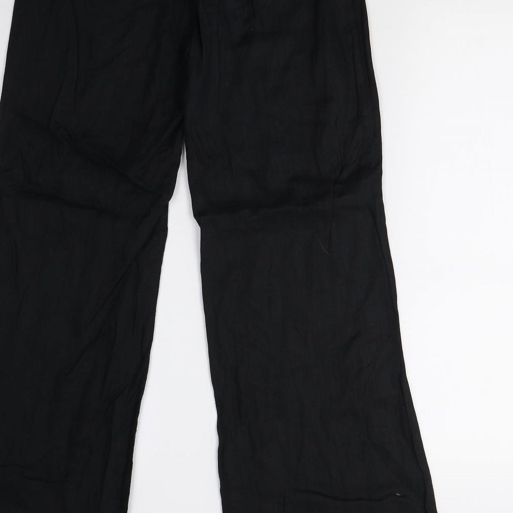 Per Una Womens Black   Trousers  Size 8 L30 in