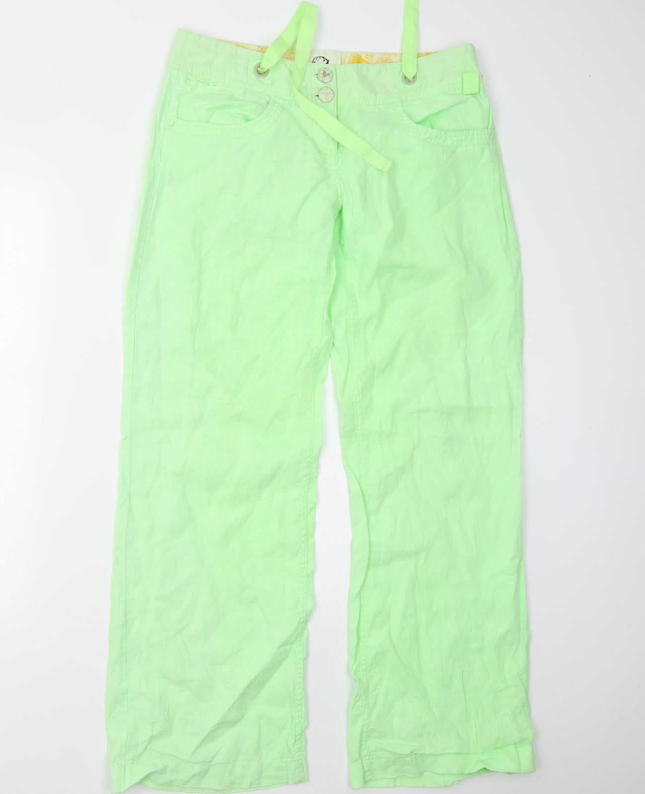 River Island Womens Green   Trousers  Size 10 L31 in