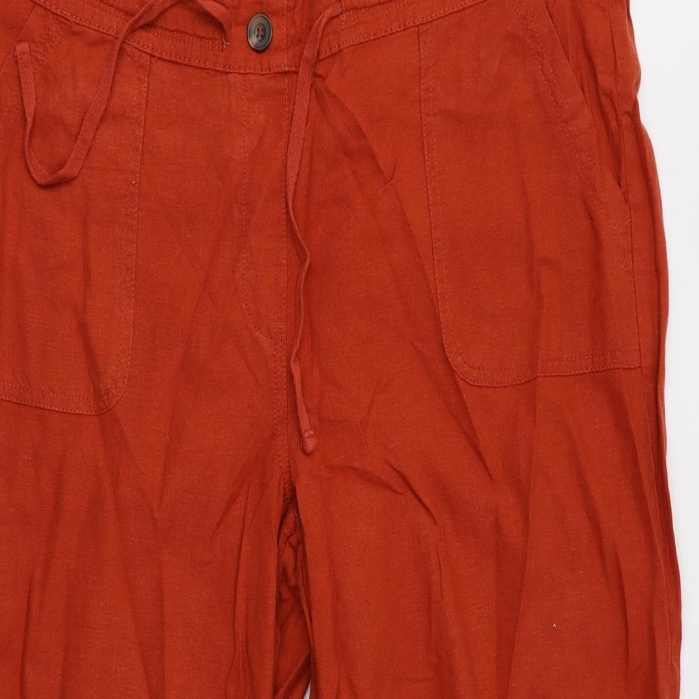 George Womens Orange   Trousers  Size 18 L30 in