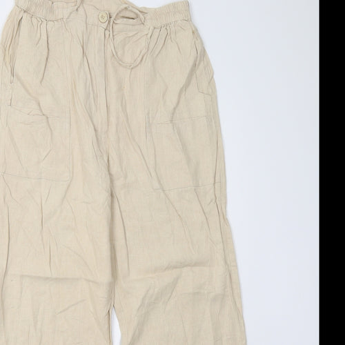 Preworn Womens Beige   Trousers  Size M L23 in