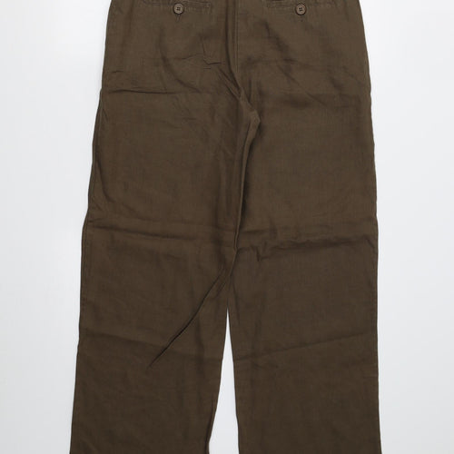 Paul Berman Womens Brown   Trousers  Size 10 L30 in