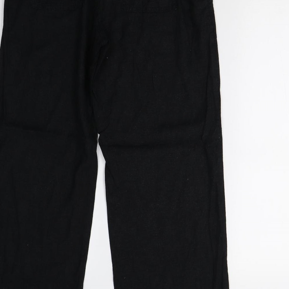 M&S Womens Black   Trousers  Size 14 L29 in - Short