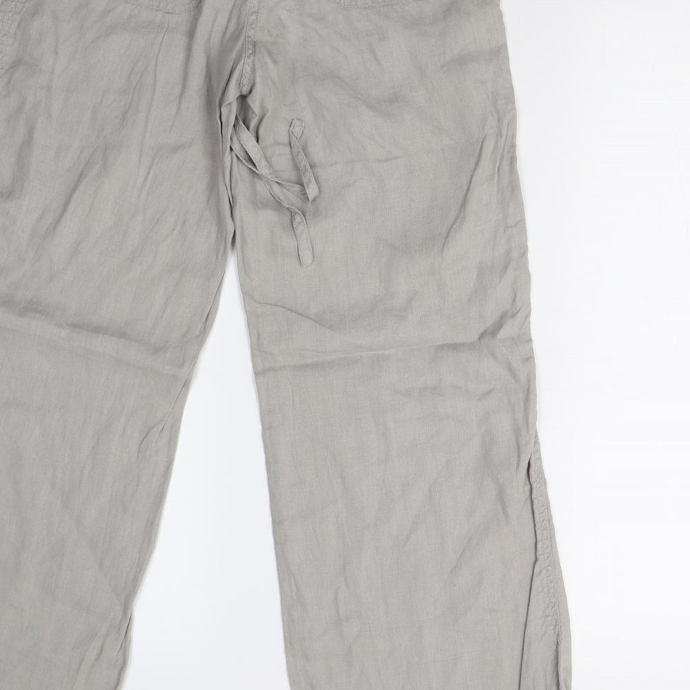 River Island Womens Grey   Trousers  Size 6 L28 in