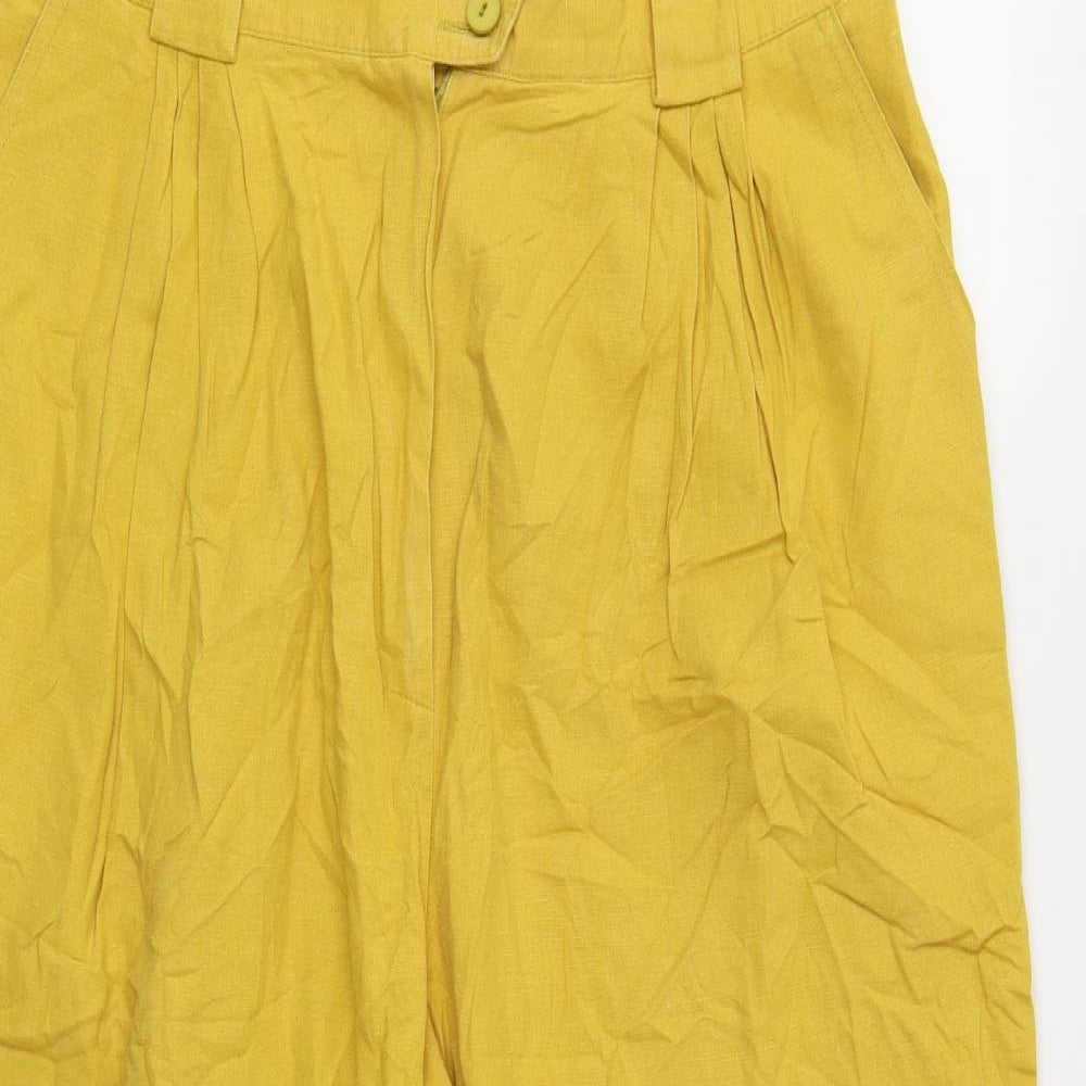 Preworn Womens Yellow   Chino Trousers Size 18 L26 in