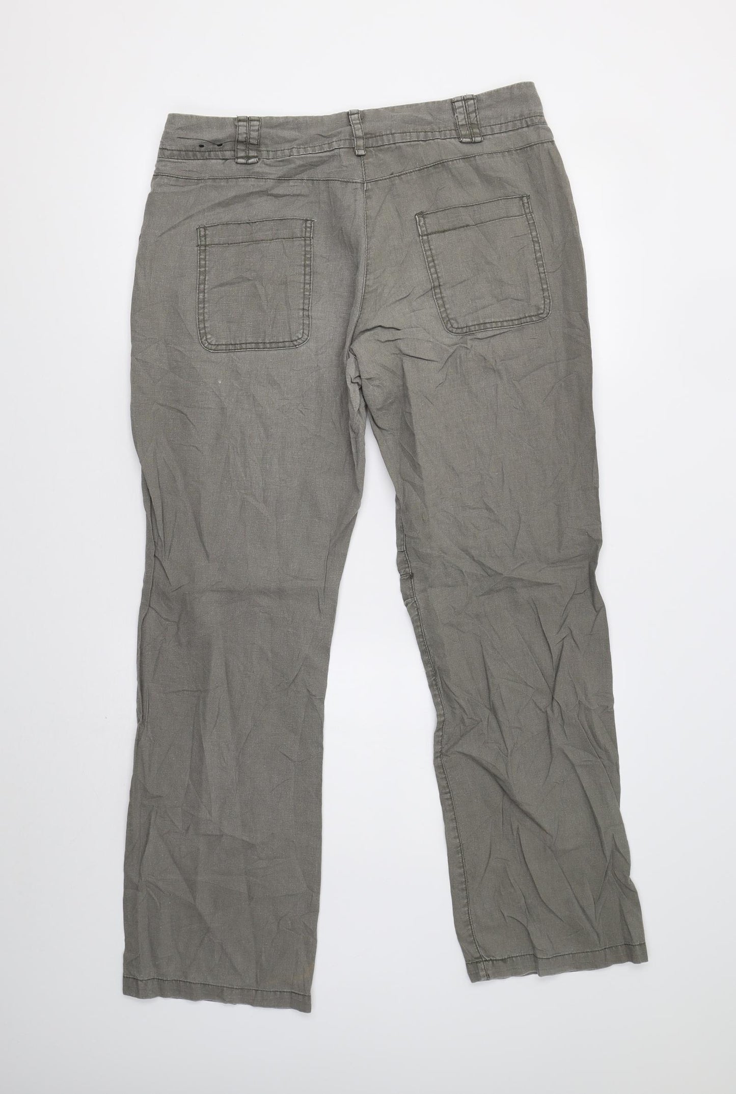 Gina Benotti Womens Grey   Trousers  Size M L31 in