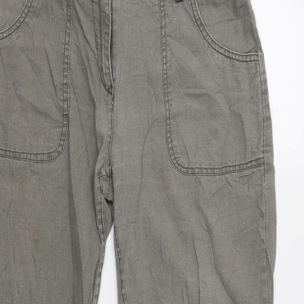 Gina Benotti Womens Grey   Trousers  Size M L31 in