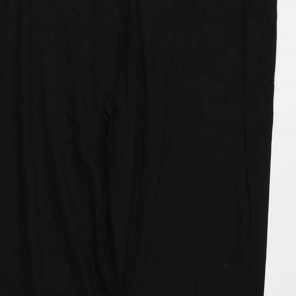 Krisp Womens Black   Trousers  Size 14 L31 in