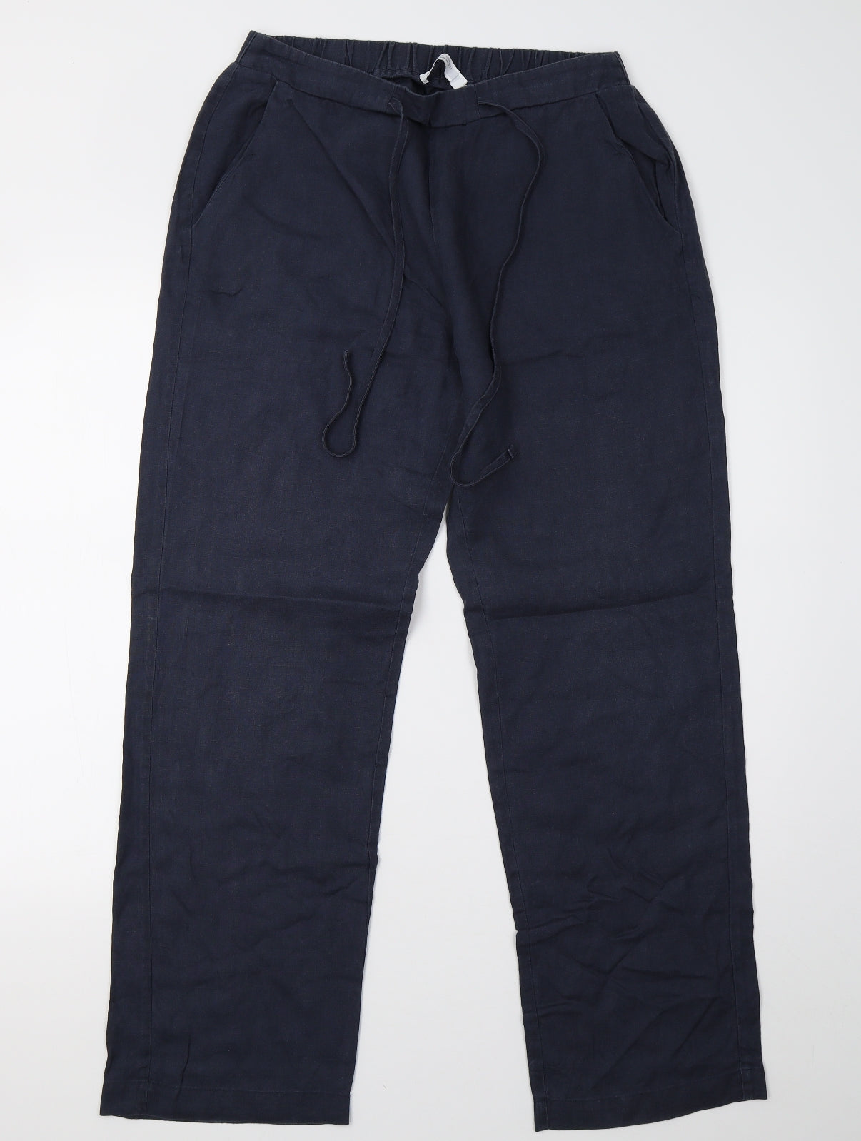 John Lewis Womens Blue   Trousers  Size 12 L30 in