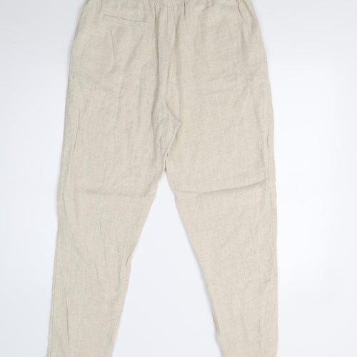 Papaya Womens Beige   Trousers  Size 12 L28 in
