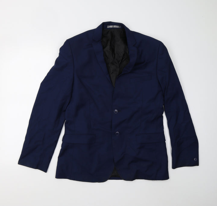 Red Herring Mens Blue   Jacket Suit Jacket Size 40