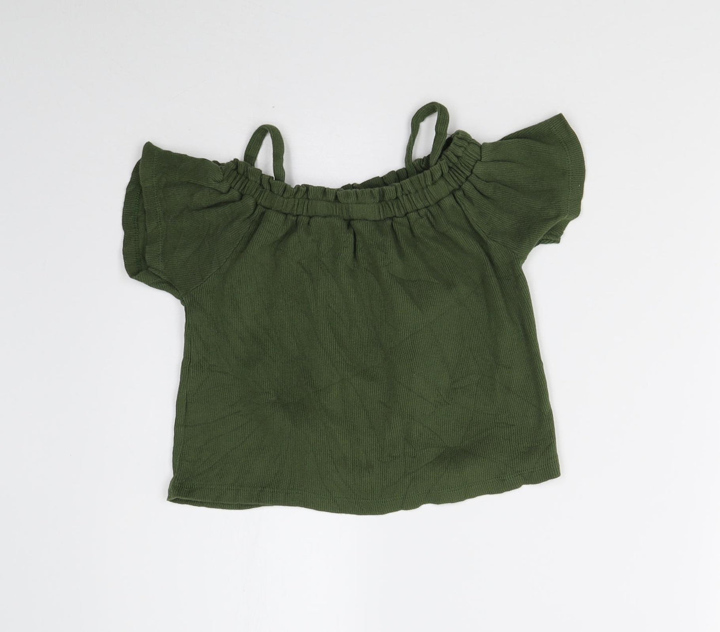 Primark Girls Green   Basic T-Shirt Size 8-9 Years