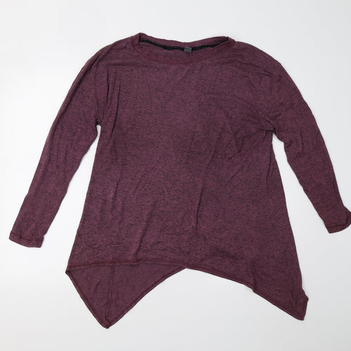 AnyBody Womens Pink   Pullover Jumper Size L