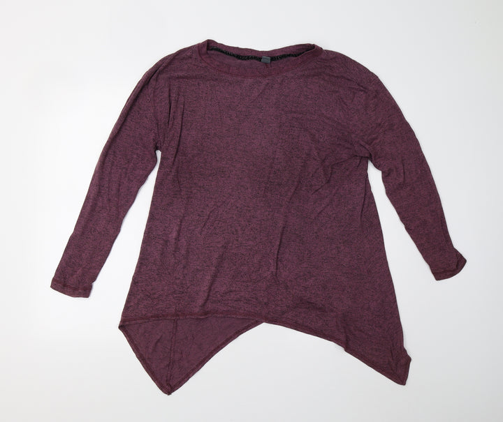 AnyBody Womens Pink   Pullover Jumper Size L