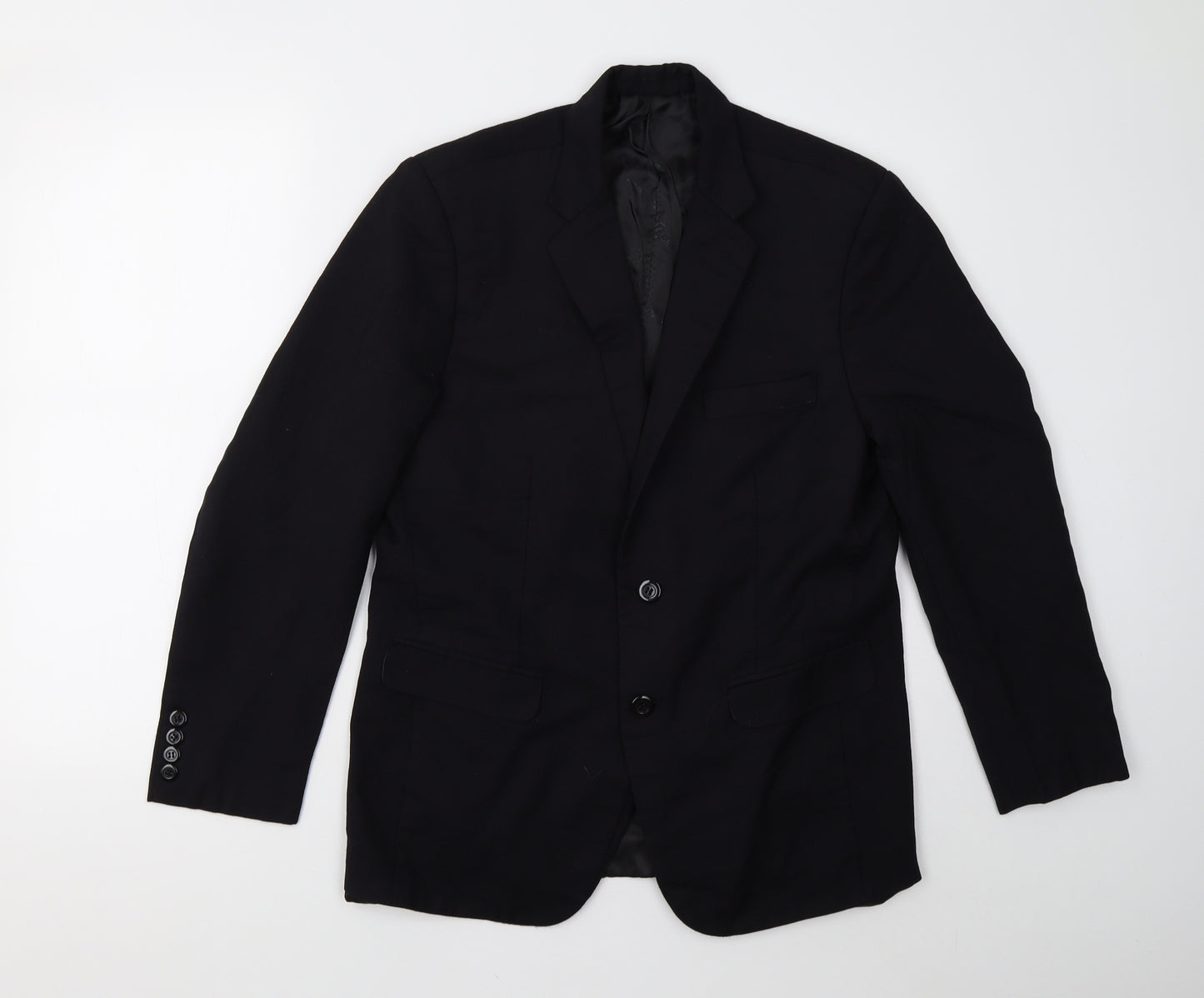 Grace Tailors Mens Black   Jacket Suit Jacket Size 36