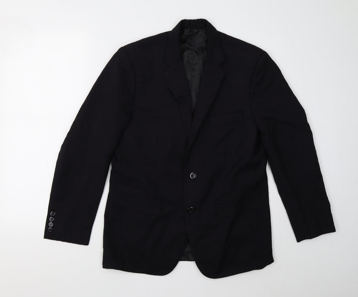 Grace Tailors Mens Black   Jacket Suit Jacket Size 36
