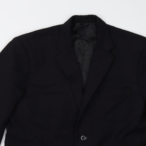 Grace Tailors Mens Black   Jacket Suit Jacket Size 36