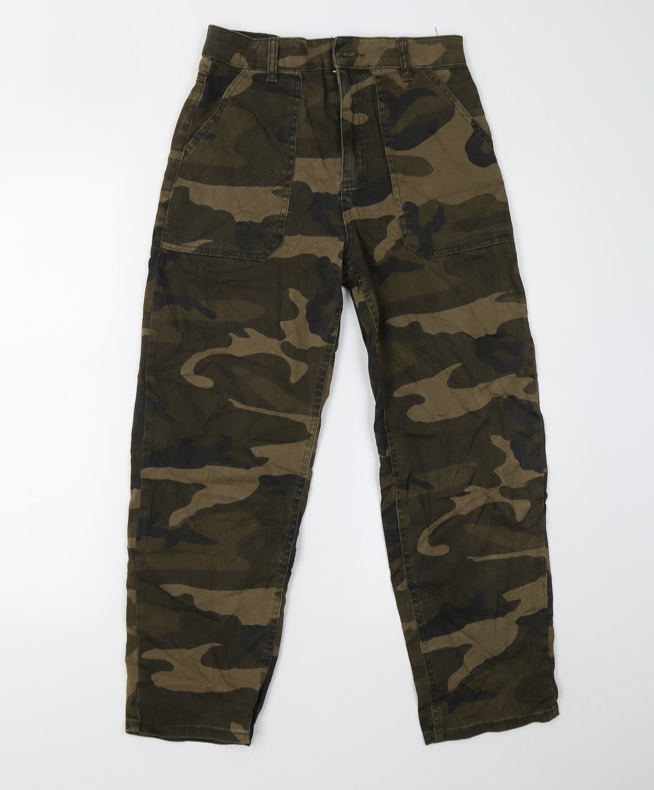 New Look Womens Multicoloured Camouflage  Trousers  Size 8 L25 in
