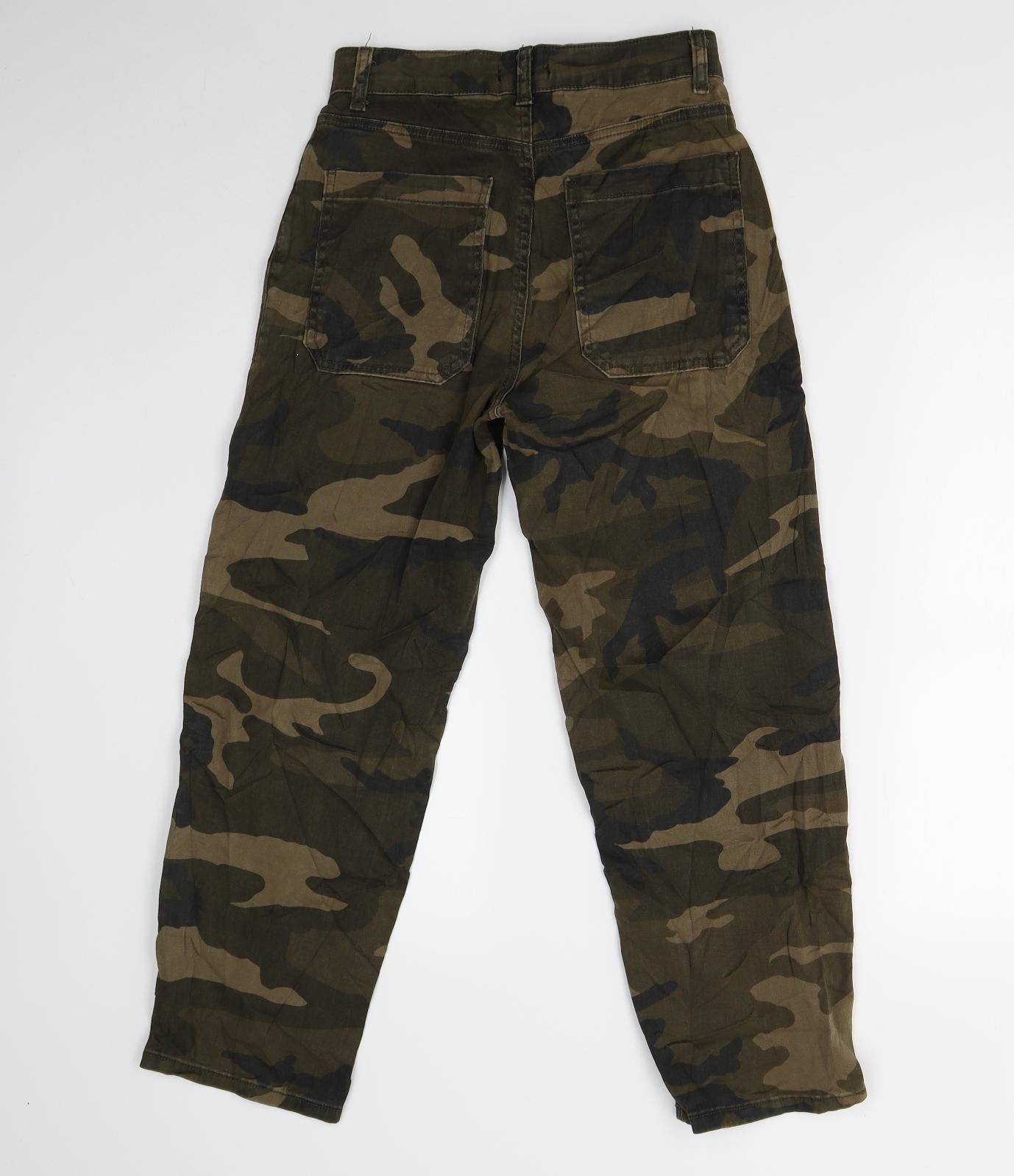 New Look Womens Multicoloured Camouflage  Trousers  Size 8 L25 in