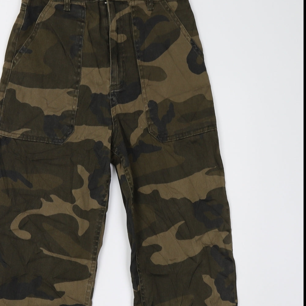 New Look Womens Multicoloured Camouflage  Trousers  Size 8 L25 in