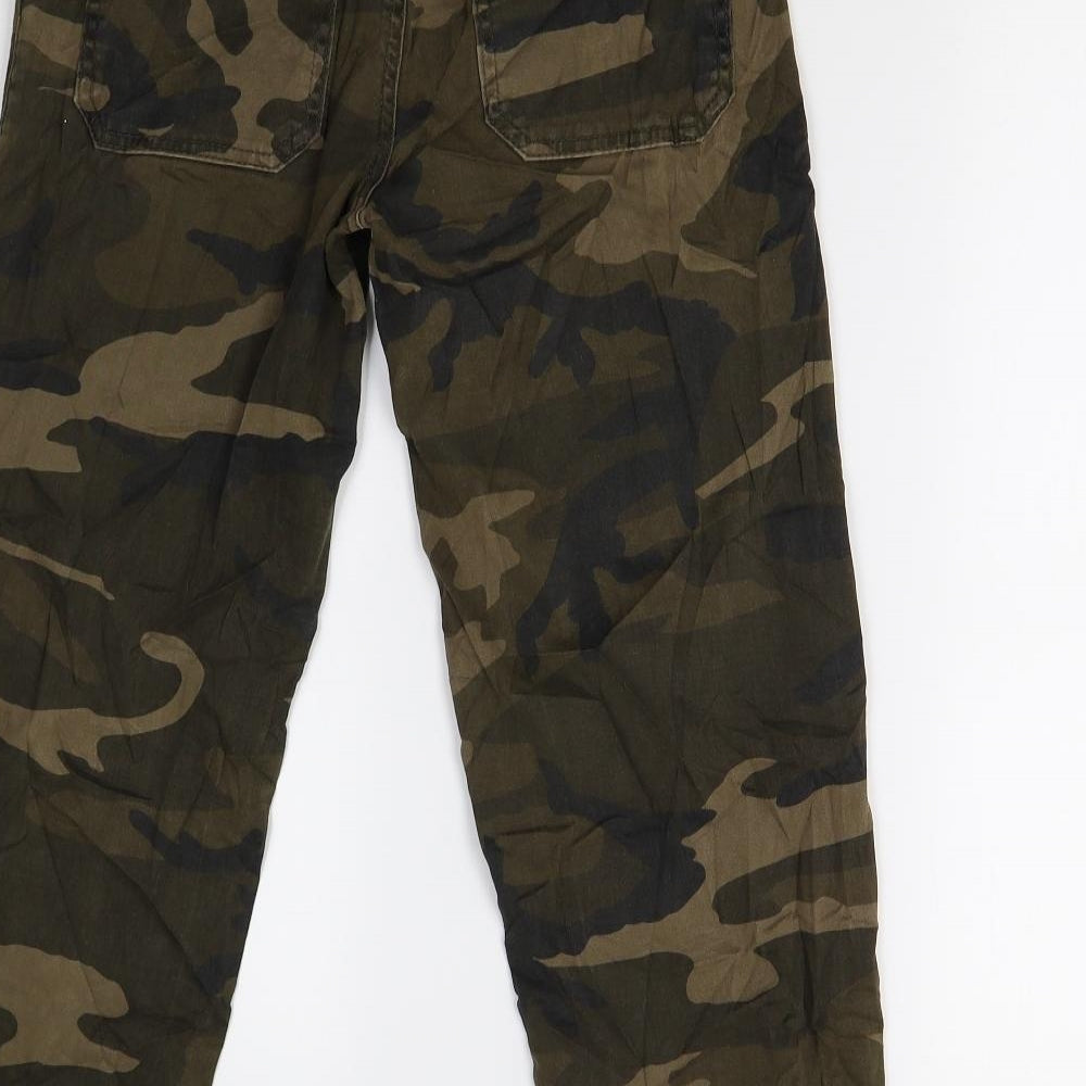 New Look Womens Multicoloured Camouflage  Trousers  Size 8 L25 in