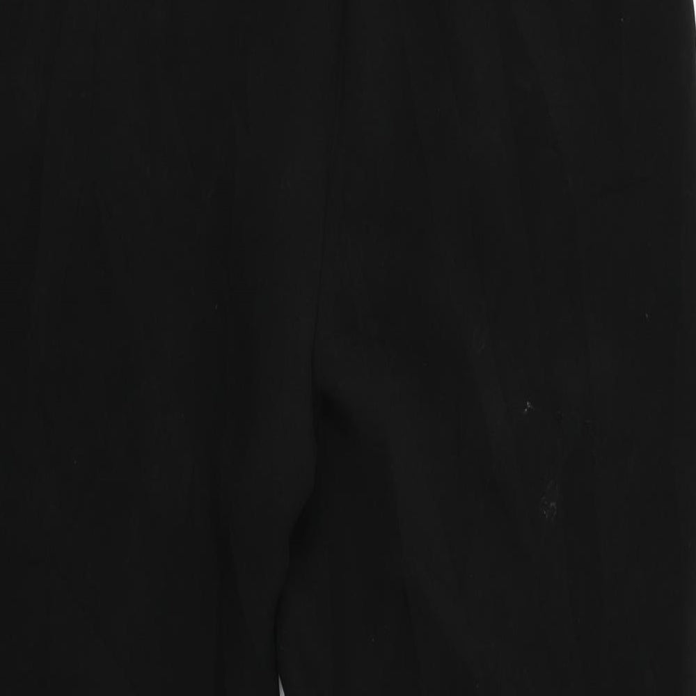Peacock's Womens Black   Trousers  Size 12 L27 in