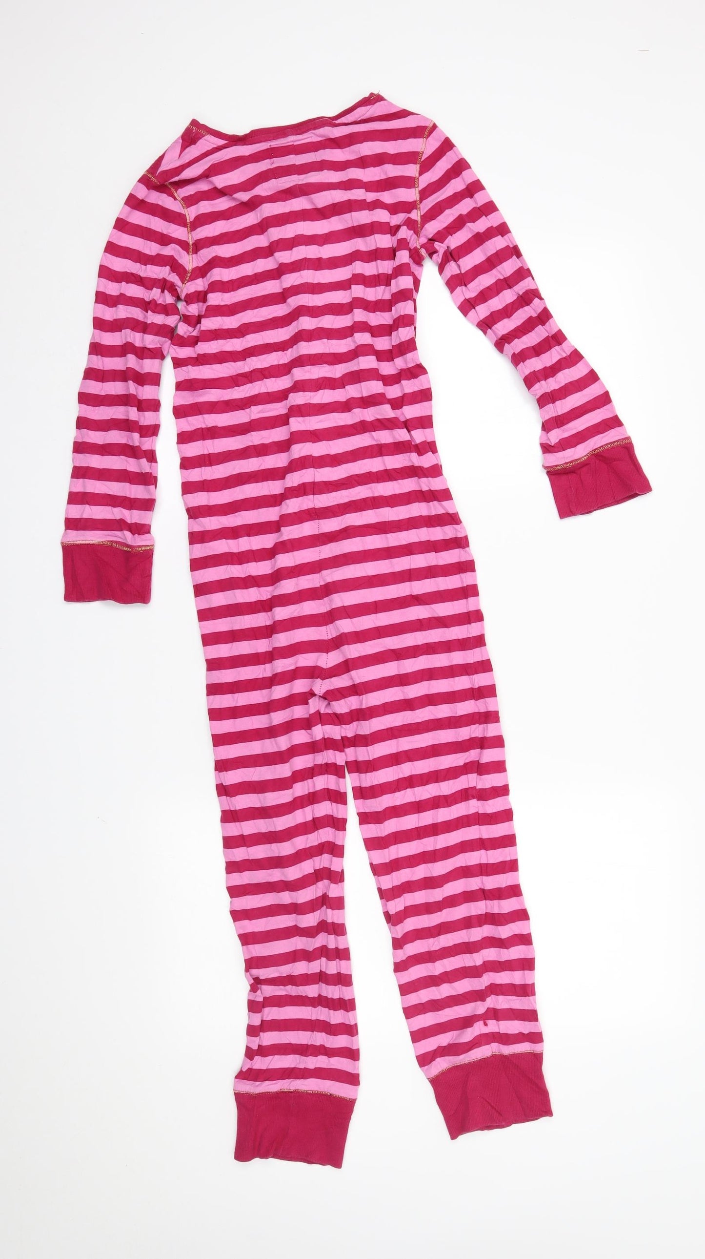 TU Girls Pink Striped   One Piece Size 10-11 Years