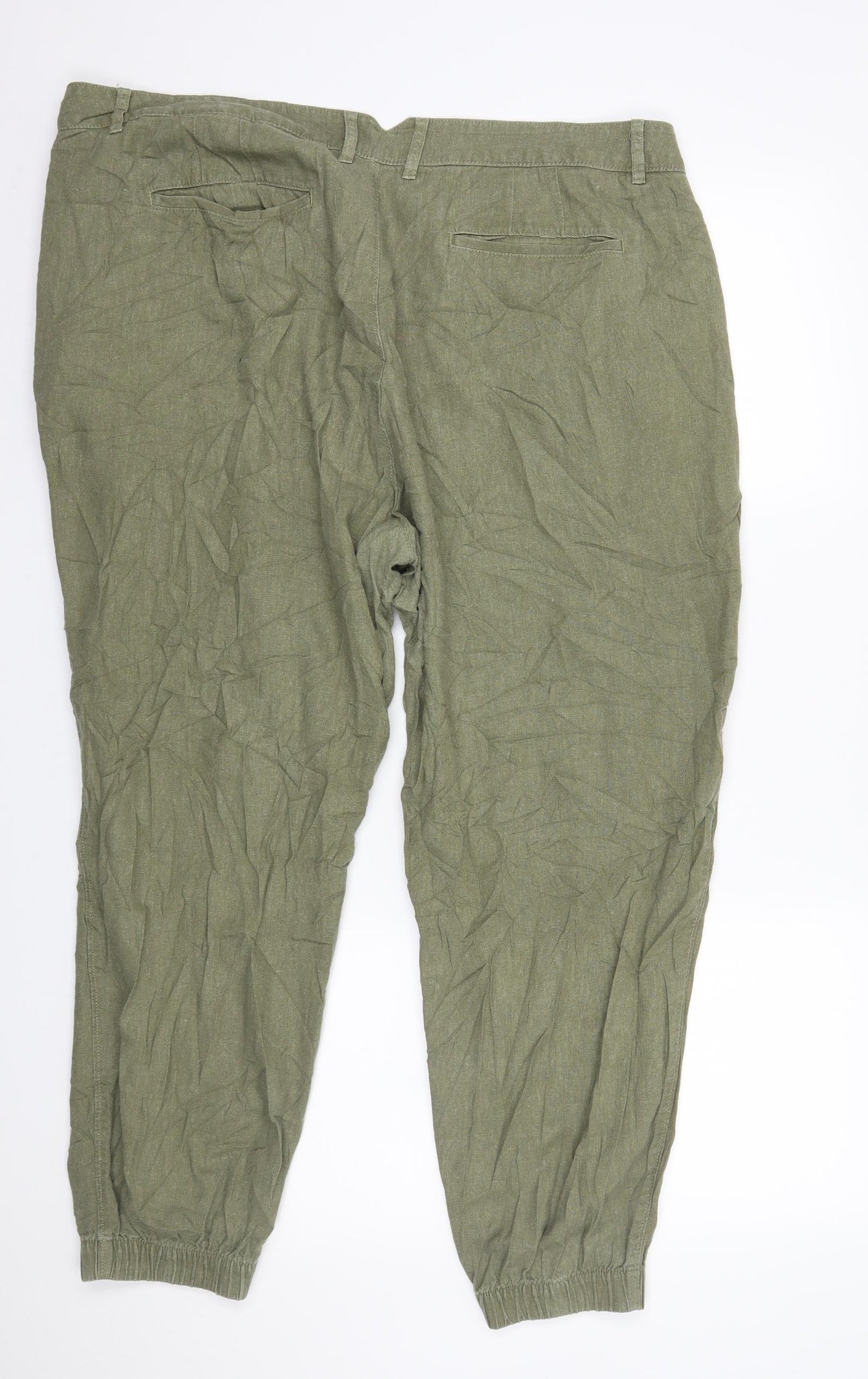 TU Womens Green   Jogger Trousers Size 20 L27 in